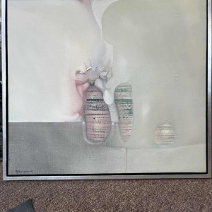 André SPRUMONT “abstractie” hst 60x60 cm