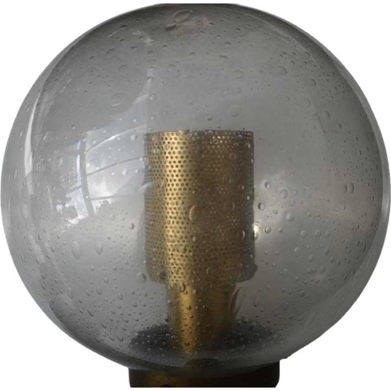 Glashütte Limburg, paire d'appliques, boules de verre, ca 1970