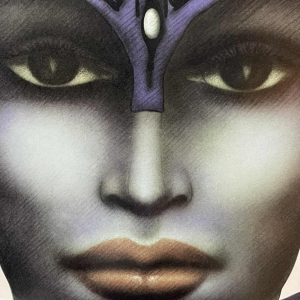 Jef van Tuerenhout "Woman's Face" Artist's Proof Silkscreen, ca 1970