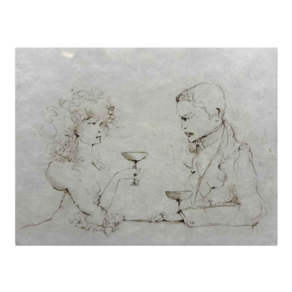 Leonor Fini, original intaglio print, signed in pencil