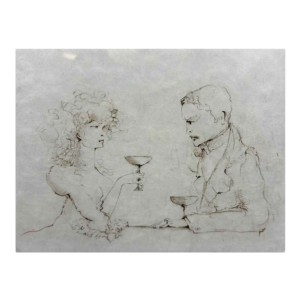 Leonor Fini, estampe originale en taille douce, signée au crayon