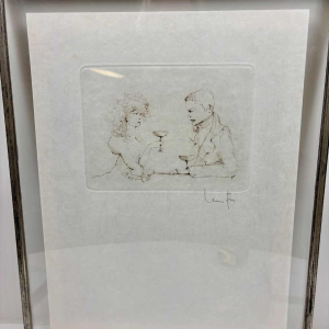 Leonor Fini, estampe originale en taille douce, signée au crayon