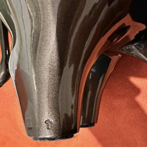 Laszlo Tibay ‘Bizon’ lacquered bronze sculpture