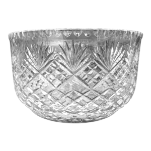 Large crystal bowl, probably Val-St-Lambert