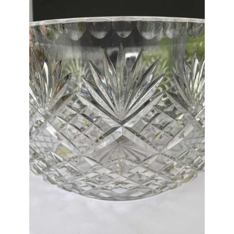 Large crystal bowl, probably Val-St-Lambert