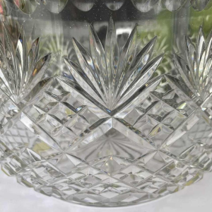 Large crystal bowl, probably Val-St-Lambert