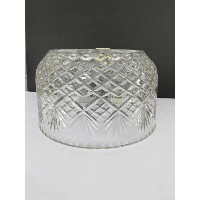 Large crystal bowl, probably Val-St-Lambert