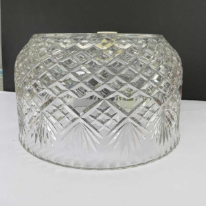 Large crystal bowl, probably Val-St-Lambert