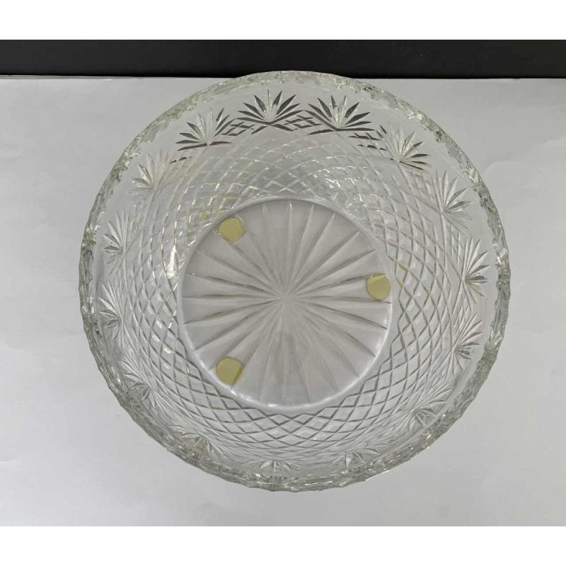 Large crystal bowl, probably Val-St-Lambert