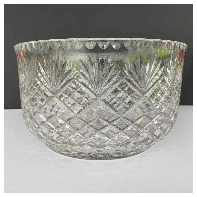 Large crystal bowl, probably Val-St-Lambert