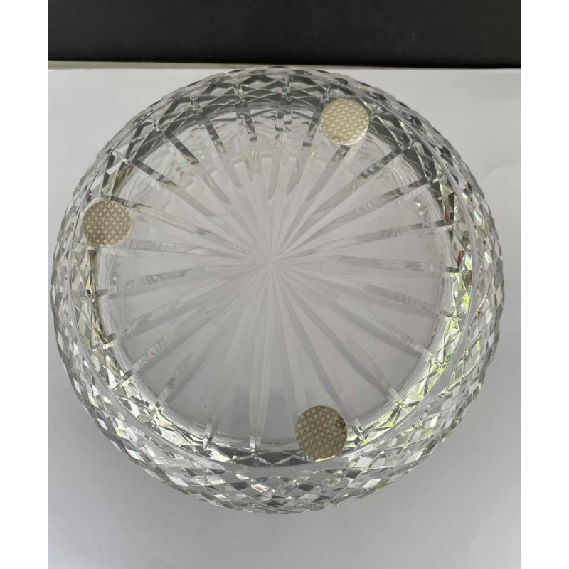 Large crystal bowl, probably Val-St-Lambert
