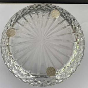 Grande coupe en cristal, probablement Val-St-Lambert