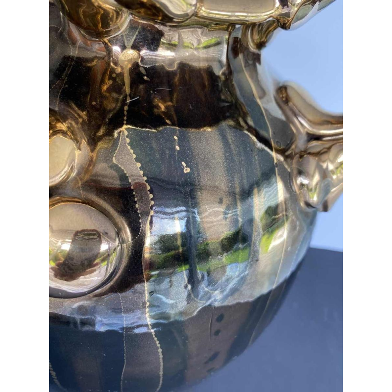 Louis Auguste Dage, bronzen vaas van keramiek