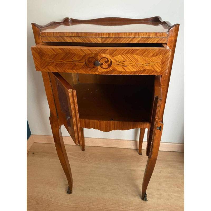 Two matching pieces of furniture, Louis XV-style bedside tables - Transition