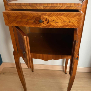 Two matching pieces of furniture, Louis XV-style bedside tables - Transition