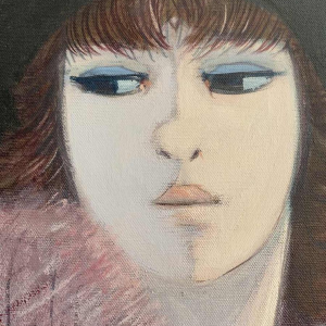 Charles Levier “ Le Quai“ tableau huile sur toile, style “trente glorieuses“, XXe s