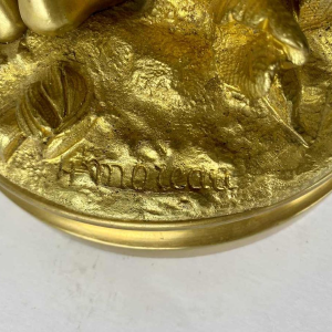 Hippolyte François Moreau, bronze sculpture of young women, late 19th-century Romanticism