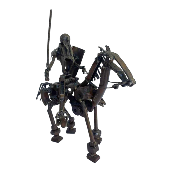 Gilles Motte (known as Falisse)  The knight  steel sculpture