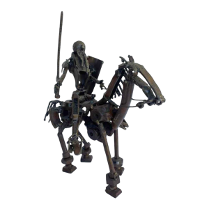 Gilles Motte (known as Falisse)  The knight  steel sculpture