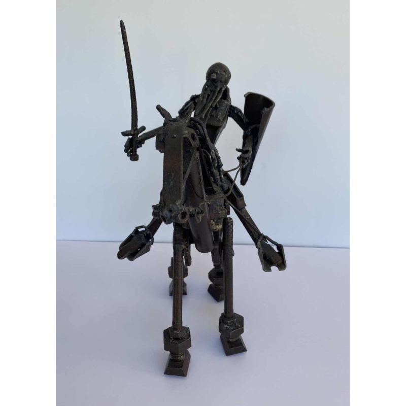 Gilles Motte (known as Falisse)  The knight  steel sculpture