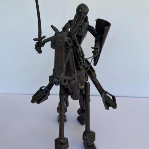 Gilles Motte (known as Falisse)  The knight  steel sculpture