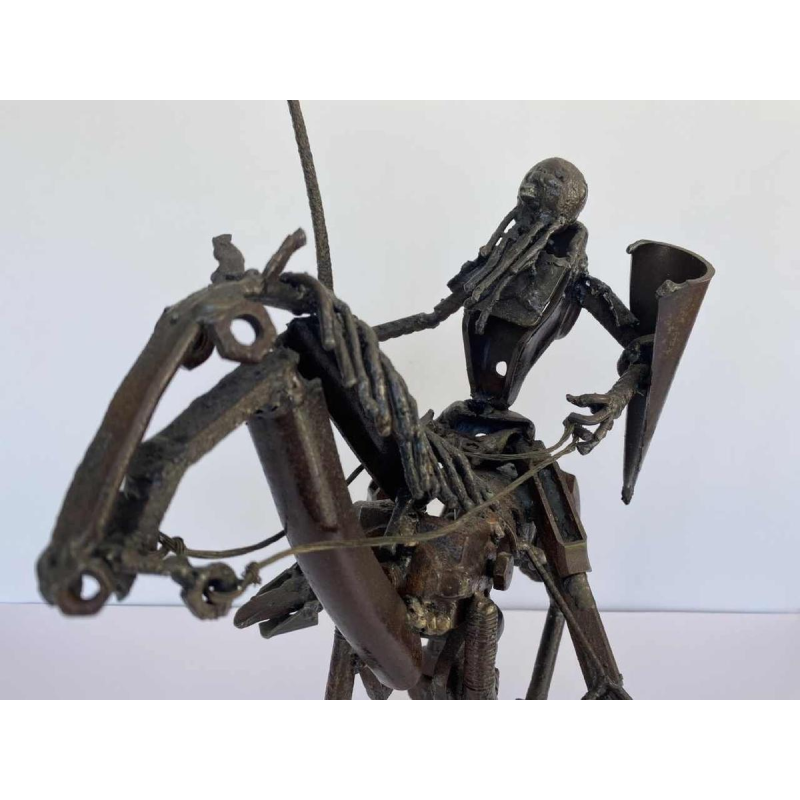 Gilles Motte (known as Falisse)  The knight  steel sculpture