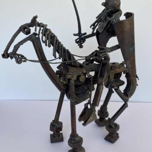 Gilles Motte (known as Falisse)  The knight  steel sculpture