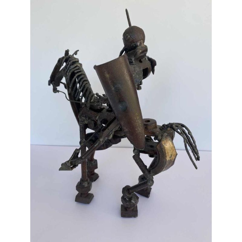 Gilles Motte (known as Falisse)  The knight  steel sculpture