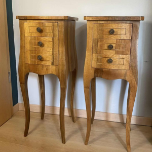Pair of fine Louis XV style side tables