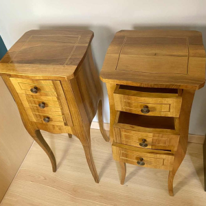 Pair of fine Louis XV style side tables