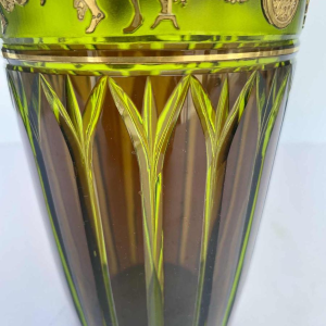 Léon Ledru / Val Saint Lambert ‘Danse de Flore’ Viennese crystal vase, ca 1900-1920