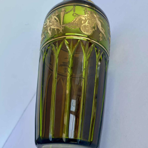 Léon Ledru / Val Saint Lambert ‘Danse de Flore’ Viennese crystal vase, ca 1900-1920