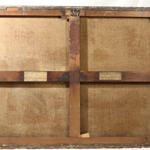 Karel OOMS 'Règlement de compte arabe' tableau orientaliste huile sur toile, 1894