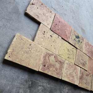 Oude terracotta vloertegels "tomettes", 18e eeuw