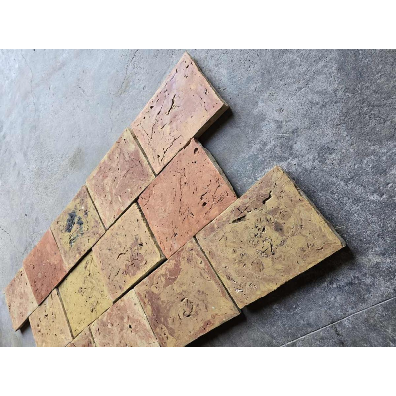 Oude terracotta vloertegels "tomettes", 18e eeuw