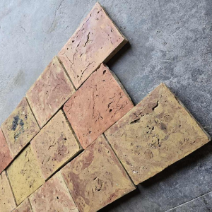 Oude terracotta vloertegels "tomettes", 18e eeuw