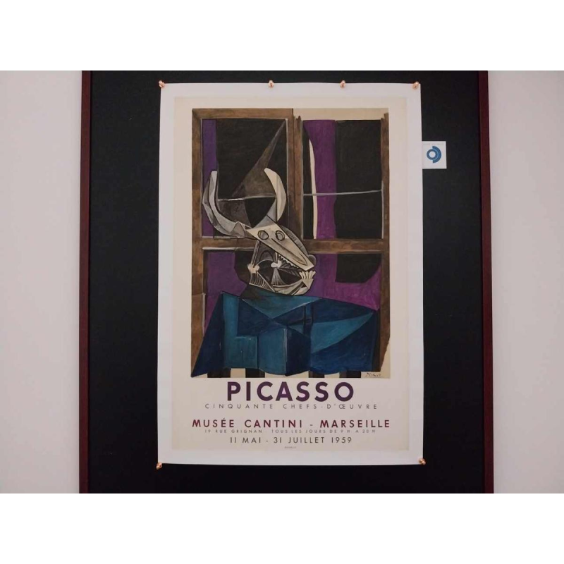 Pablo PICASSO / Mourlot impression, affiche Musée Cantini Marseille 1959