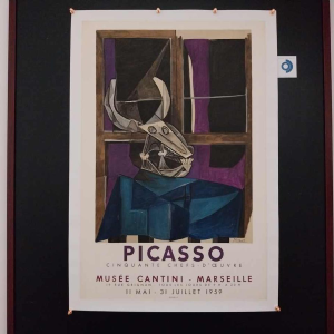 Pablo PICASSO / Mourlot druk, affiche Musée Cantini Marseille 1959