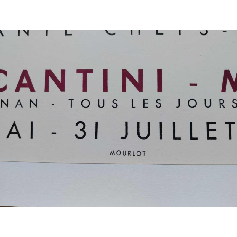 Pablo PICASSO / Mourlot impression, affiche Musée Cantini Marseille 1959