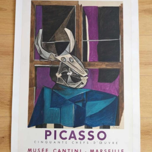 Pablo PICASSO / Mourlot druk, affiche Musée Cantini Marseille 1959