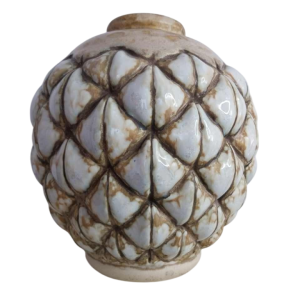 Joseph MOUGIN, Art Deco ‘African Pine’ vase cast stoneware, circa 1930