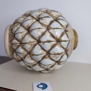 Joseph MOUGIN, vase “Pin d'Afrique“ Art Déco en grès moulé, circa 1930