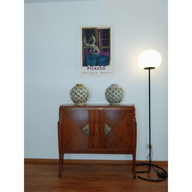 Joseph MOUGIN, vase “Pin d'Afrique“ Art Déco en grès moulé, circa 1930