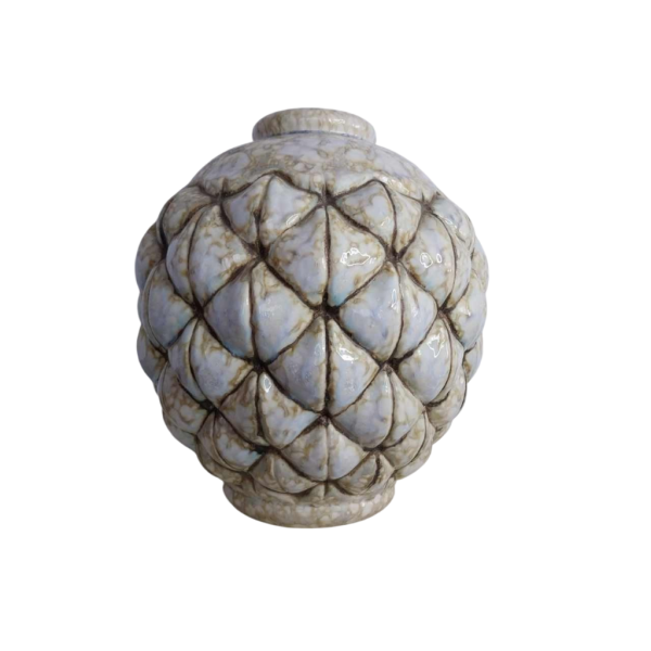 Joseph MOUGIN, Art Deco ‘African Pine’ vase, cast stoneware, circa 1930