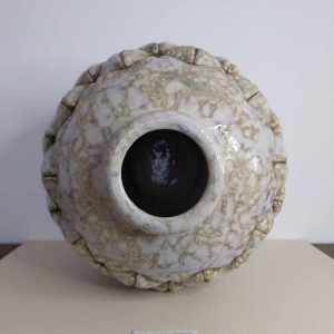 Joseph MOUGIN, vase “Pin d'Afrique“ Art Déco, en grès moulé, circa 1930