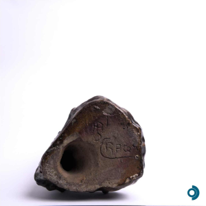 Arthur CRACO ‘Raven’ sculpture/trinket dish in glazed stoneware, ca.1925