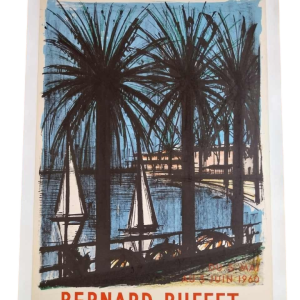 Bernard BUFFET / Mourlot print, exhibition poster ‘Galerie 65 - Cannes’ 1960