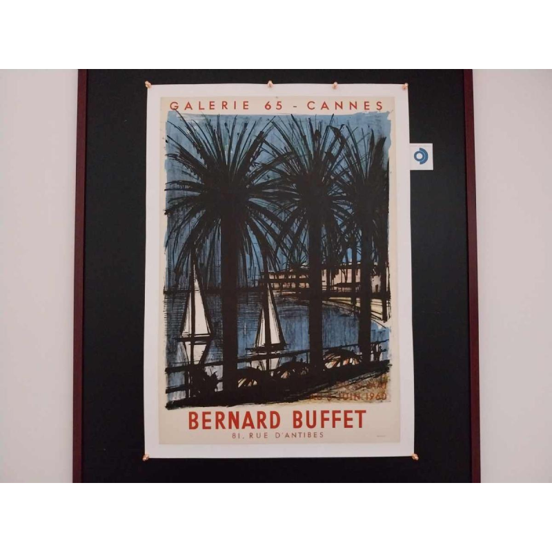 Bernard BUFFET / Mourlot print, exhibition poster ‘Galerie 65 - Cannes’ 1960