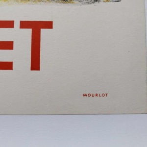 Bernard BUFFET / Mourlot print, exhibition poster ‘Galerie 65 - Cannes’ 1960