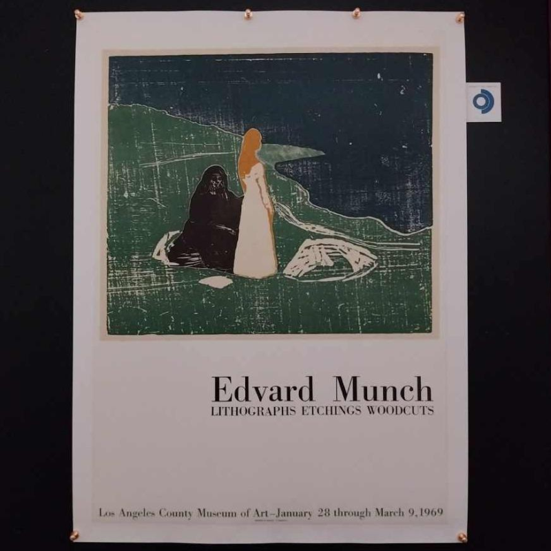 Edvard MUNCH - Mourlot-druk, affiche “Twee vrouwen aan zee” 1969